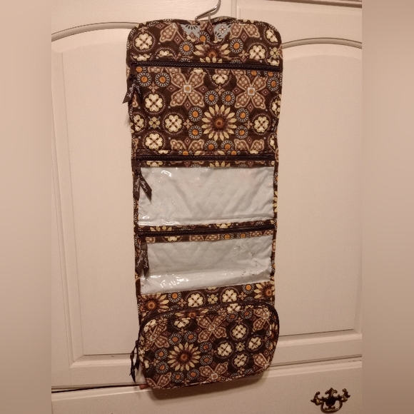 Vera Bradley hanging makeup travel   bag - Picture 4 of 11